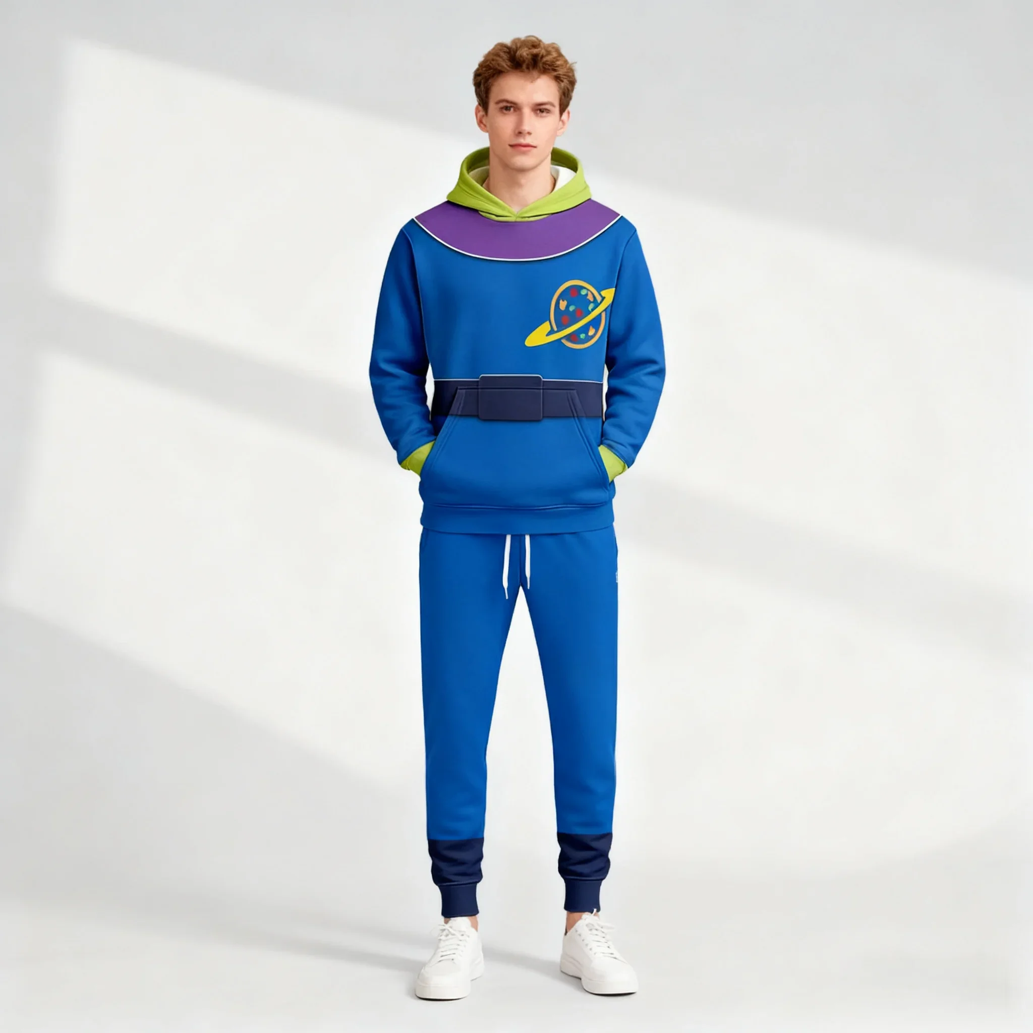 Men's Alien Toy Story Halloween Hoodie and Pants Set Casual Two-Piece Outfit for Spring/Autumn Long Sleeve Three Eyes Aliens
Men's Alien Toy Story Halloween Hoodie and Pants Set Casual Two-Piece Outfit for Spring/Autumn Long Sleeve Three Eyes Aliens