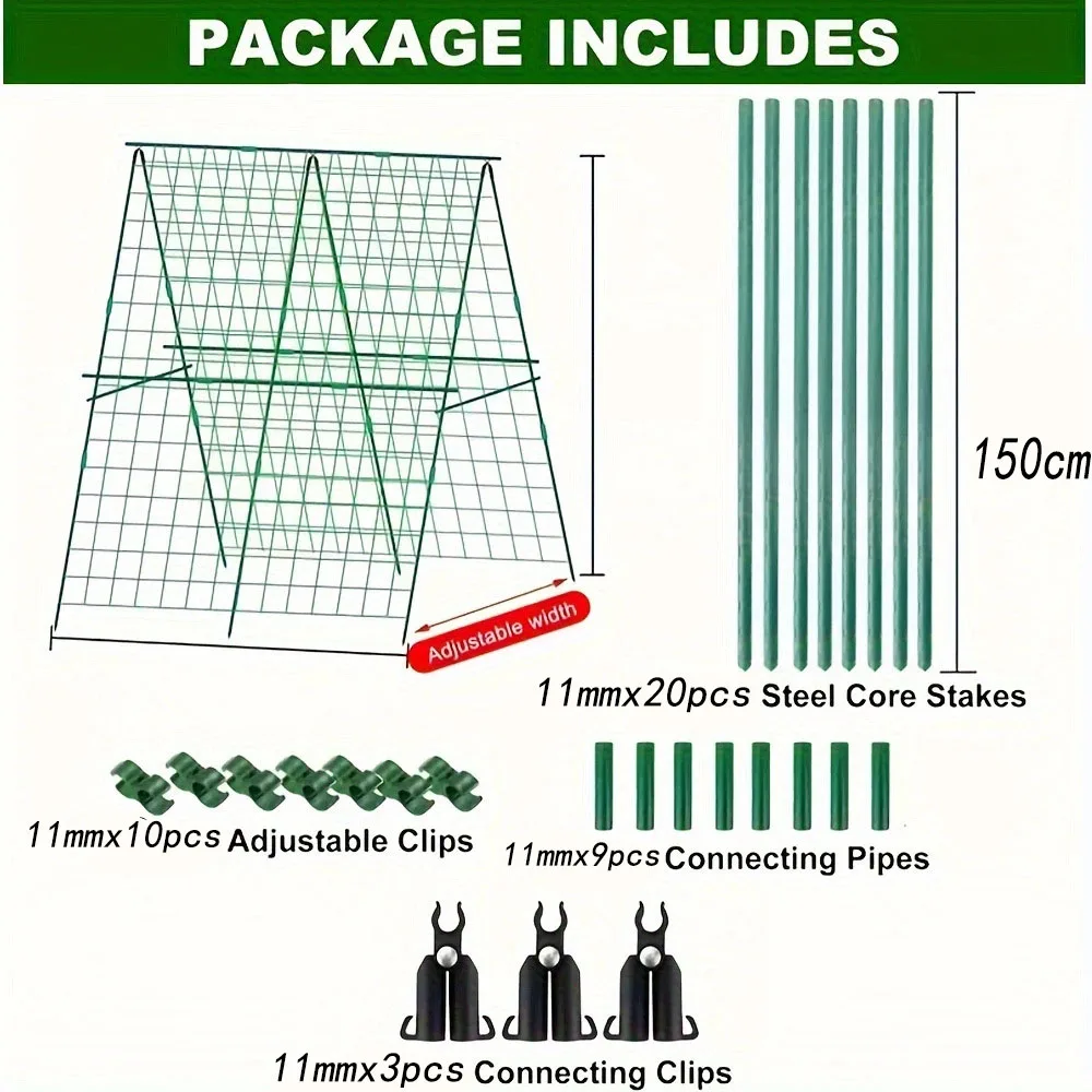 Modular Assembly Design Detachable Support Trellis for Plant Trellis Supporting Frame Garden Outdoor Use H0983
Modular Assembly Design Detachable Support Trellis for Plant Trellis Supporting Frame Garden Outdoor Use H0983