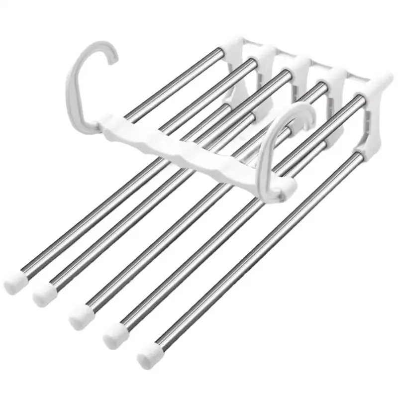 M11K-Jeans Hangers Non-Slip Stainless Steel Multifunctional Rack S-Type Closet Organizer Space-Saving Upgrade Pants Hangers
M11K-Jeans Hangers Non-Slip Stainless Steel Multifunctional Rack S-Type Closet Organizer Space-Saving Upgrade Pants Hangers