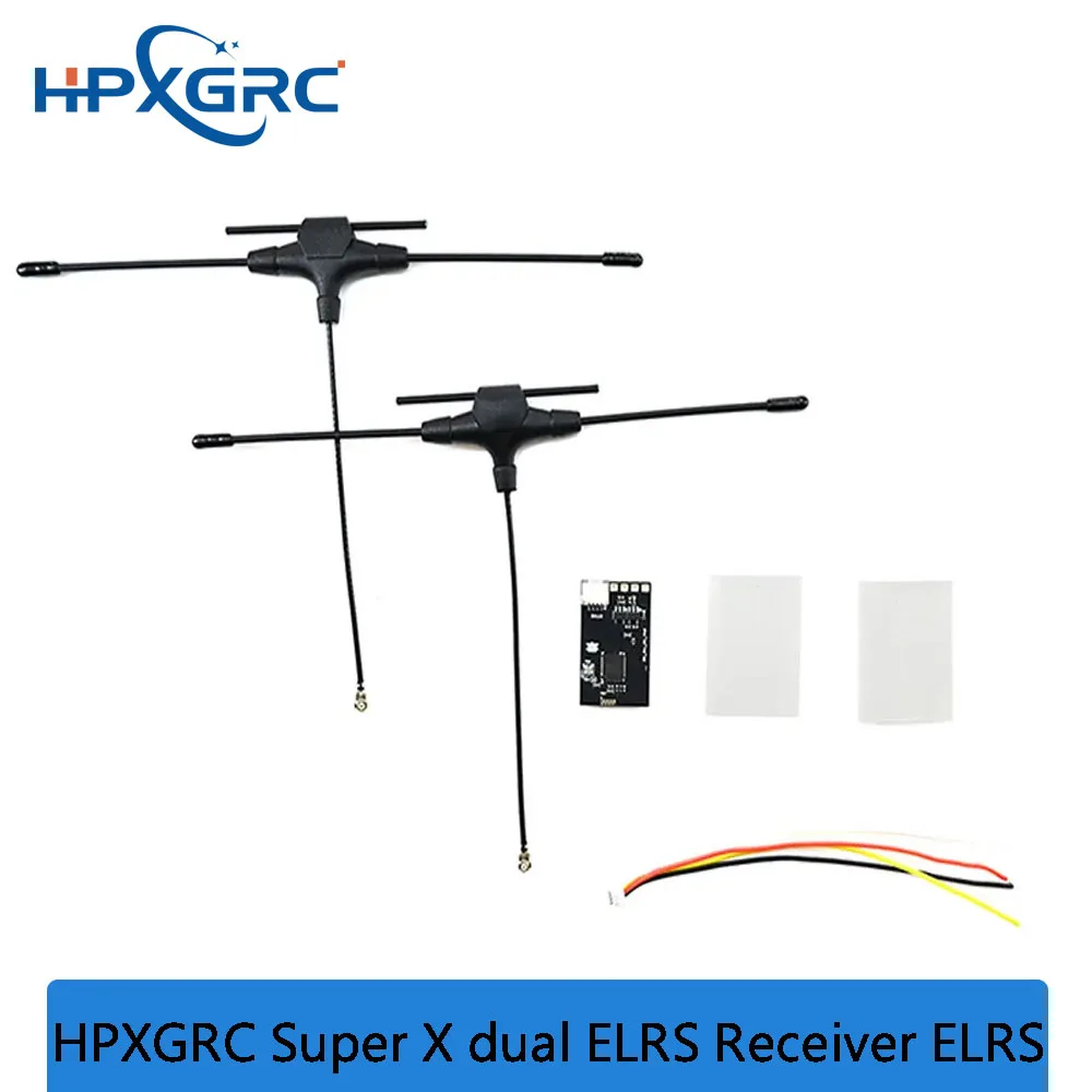 HPXGRC Super X dual ELRS Receiver ELRS 2.4G+915M Frequency Band Built-in LR1121 Chip for RC FPV Racing Freestyle Drone RC Tools
HPXGRC Super X dual ELRS Receiver ELRS 2.4G+915M Frequency Band Built-in LR1121 Chip for RC FPV Racing Freestyle Drone RC Tools