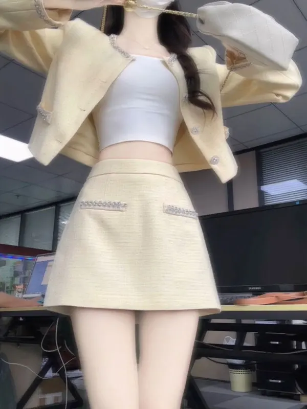 Rich Girl Dress Set Small Fragrance Style Jacket Wrap around Skirt One Complete OOTD Spring 2026 Fashion Set Women's Clo...
Rich Girl Dress Set Small Fragrance Style Jacket Wrap around Skirt One Complete OOTD Spring 2026 Fashion Set Women's Clo...