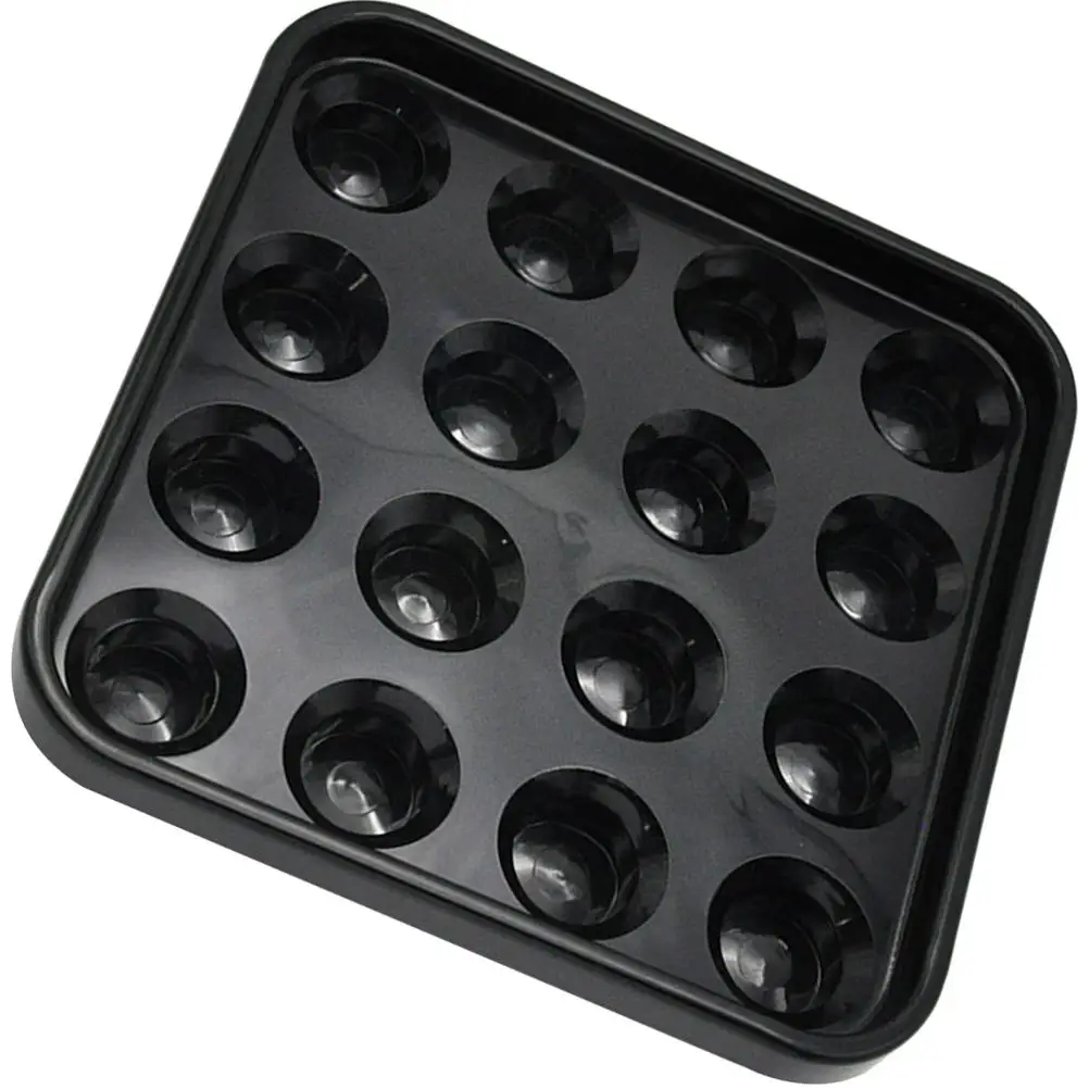 57MM Billiard Balls Holder Storage Tray for Pool Table Accessories Black Snooker Game Home Party Club Durable Plastic
57MM Billiard Balls Holder Storage Tray for Pool Table Accessories Black Snooker Game Home Party Club Durable Plastic
