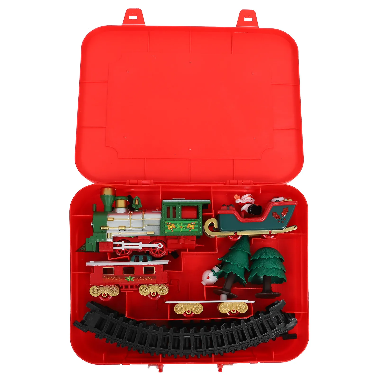 1Set Electric Rail Train Christmas Theme Easy Setup Bright Color Simulation Decoration Christmas Train Toy
1Set Electric Rail Train Christmas Theme Easy Setup Bright Color Simulation Decoration Christmas Train Toy