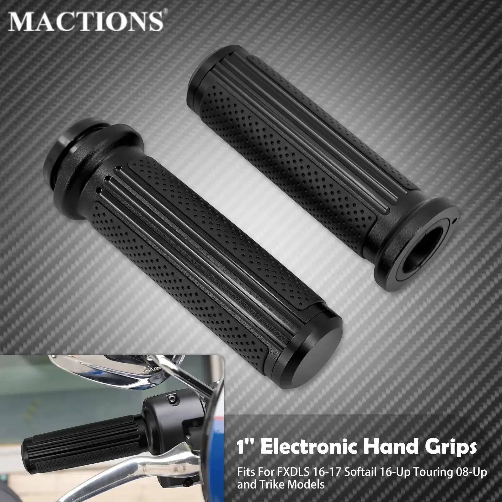 Motorcycle 1'' 25mm Electronic Throttle Handle Bar Hand Grips CNC For Harley Touring Road Street Electra Glide Softail Fat Boy
Motorcycle 1'' 25mm Electronic Throttle Handle Bar Hand Grips CNC For Harley Touring Road Street Electra Glide Softail Fat Boy