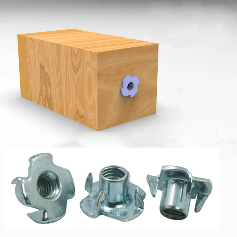 10-20pcs M4 M5 M6 M8 M10 M12 Galvanized four Claws Nut wood inset Speaker T-nut Embedded fastener Screw cap Furniture Hardware
10-20pcs M4 M5 M6 M8 M10 M12 Galvanized four Claws Nut wood inset Speaker T-nut Embedded fastener Screw cap Furniture Hardware