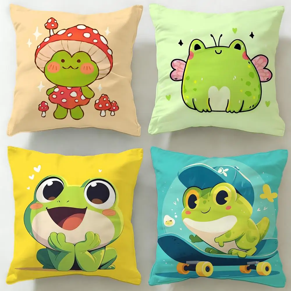 Animal cute frog Cushion Cover Soft & Easy-Wash Pillow Case – Versatile for Couch, Bed, Travel and Office
Animal cute frog Cushion Cover Soft & Easy-Wash Pillow Case – Versatile for Couch, Bed, Travel and Office