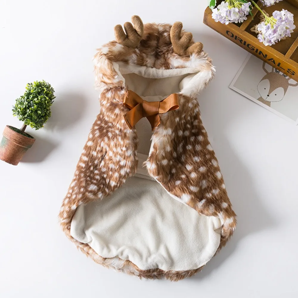 Christmas Plush Cloak for Pet, Hooded Sweater, Reindeer, Anlter Cosplay Costume, Pet Cape, Dog Sweaters, Dog Outfit, Shawl
Christmas Plush Cloak for Pet, Hooded Sweater, Reindeer, Anlter Cosplay Costume, Pet Cape, Dog Sweaters, Dog Outfit, Shawl