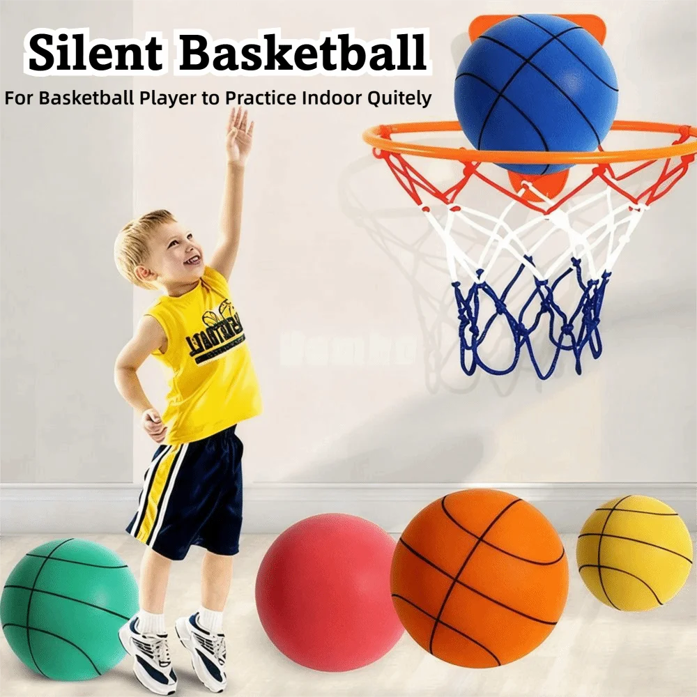 High-Density Foam Silent Basketball Low Noise Easy to Grip Bouncing Basketball Lightweight Indoor Activities Training Ball
High-Density Foam Silent Basketball Low Noise Easy to Grip Bouncing Basketball Lightweight Indoor Activities Training Ball