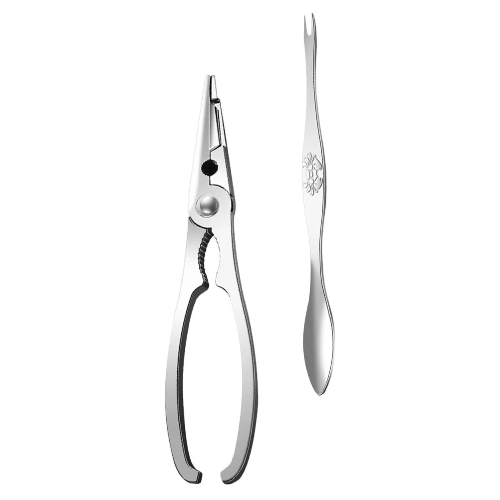1 set Crab Dismantling Tools Stainless Steel Pliers Cracker Claw Opener Seafood Eating Tool Set Crab Leg Plier
1 set Crab Dismantling Tools Stainless Steel Pliers Cracker Claw Opener Seafood Eating Tool Set Crab Leg Plier