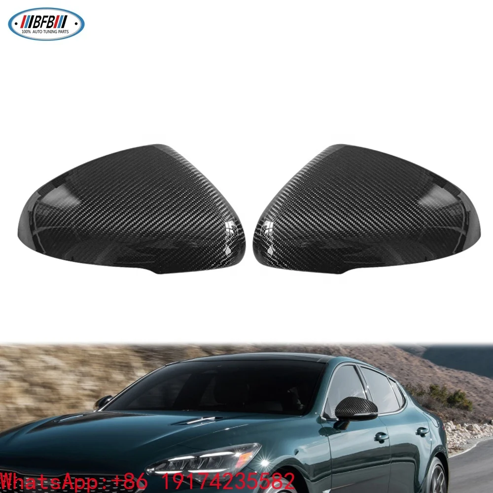 Dry Carbon Fiber Mirror Covers for Kia Stinger 2018-2023 2pcs Rearview Mirror Case Add on
Dry Carbon Fiber Mirror Covers for Kia Stinger 2018-2023 2pcs Rearview Mirror Case Add on