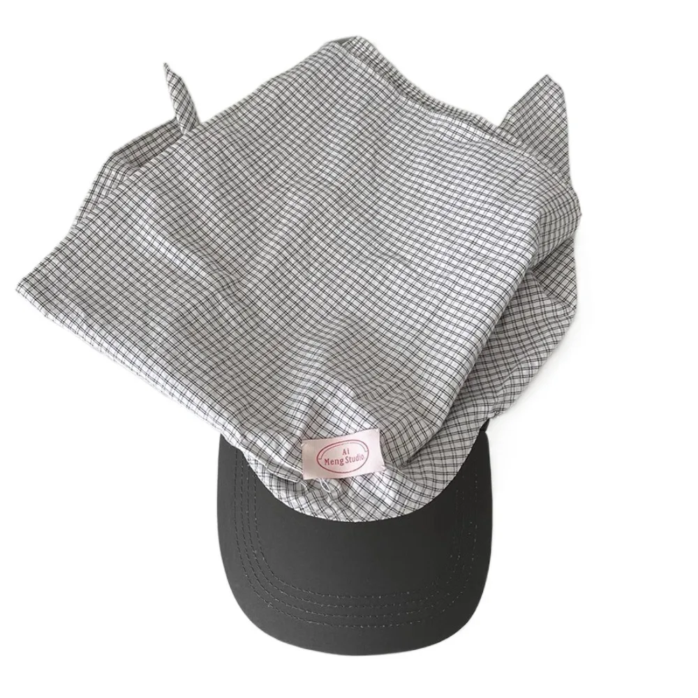 Fashion Plaid Y2K Headscarf Baseball Hat Cotton Y2K Scarf Peaked Cap Streetwear Sunscreen Triangle Headscarf Hat Travel
Fashion Plaid Y2K Headscarf Baseball Hat Cotton Y2K Scarf Peaked Cap Streetwear Sunscreen Triangle Headscarf Hat Travel