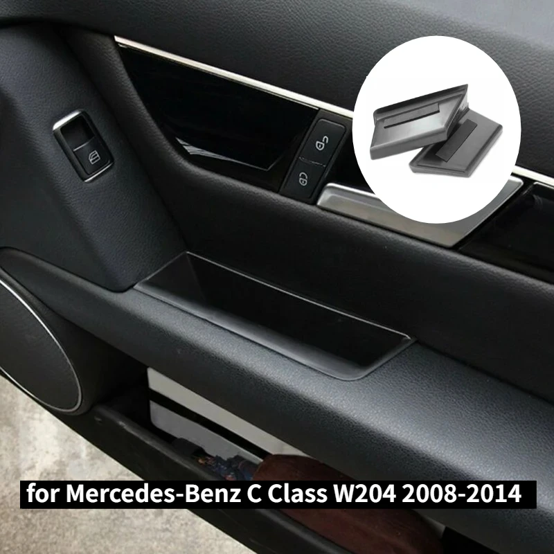 2PCS Car Storage Box Front Door Side Handle Organizer ABS Plastic Black Storage Boxes for Mercedes-Benz C Class W204 2008-2014
2PCS Car Storage Box Front Door Side Handle Organizer ABS Plastic Black Storage Boxes for Mercedes-Benz C Class W204 2008-2014
