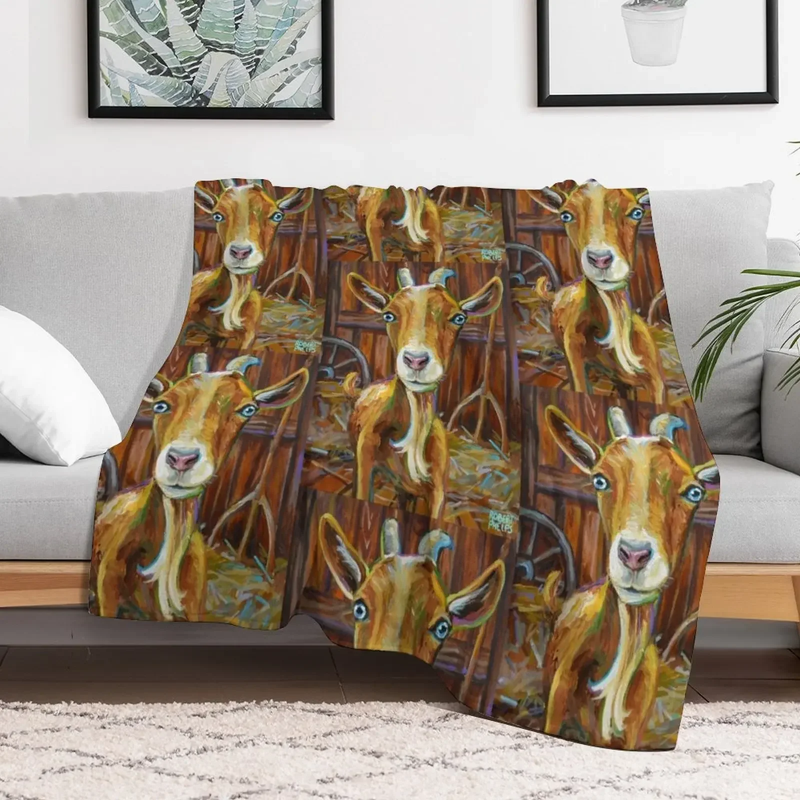 Golden Goat in Barn by Robert Phelps Throw Blanket manga Decorative Throw Plaid on the sofa Plaid Blankets
Golden Goat in Barn by Robert Phelps Throw Blanket manga Decorative Throw Plaid on the sofa Plaid Blankets