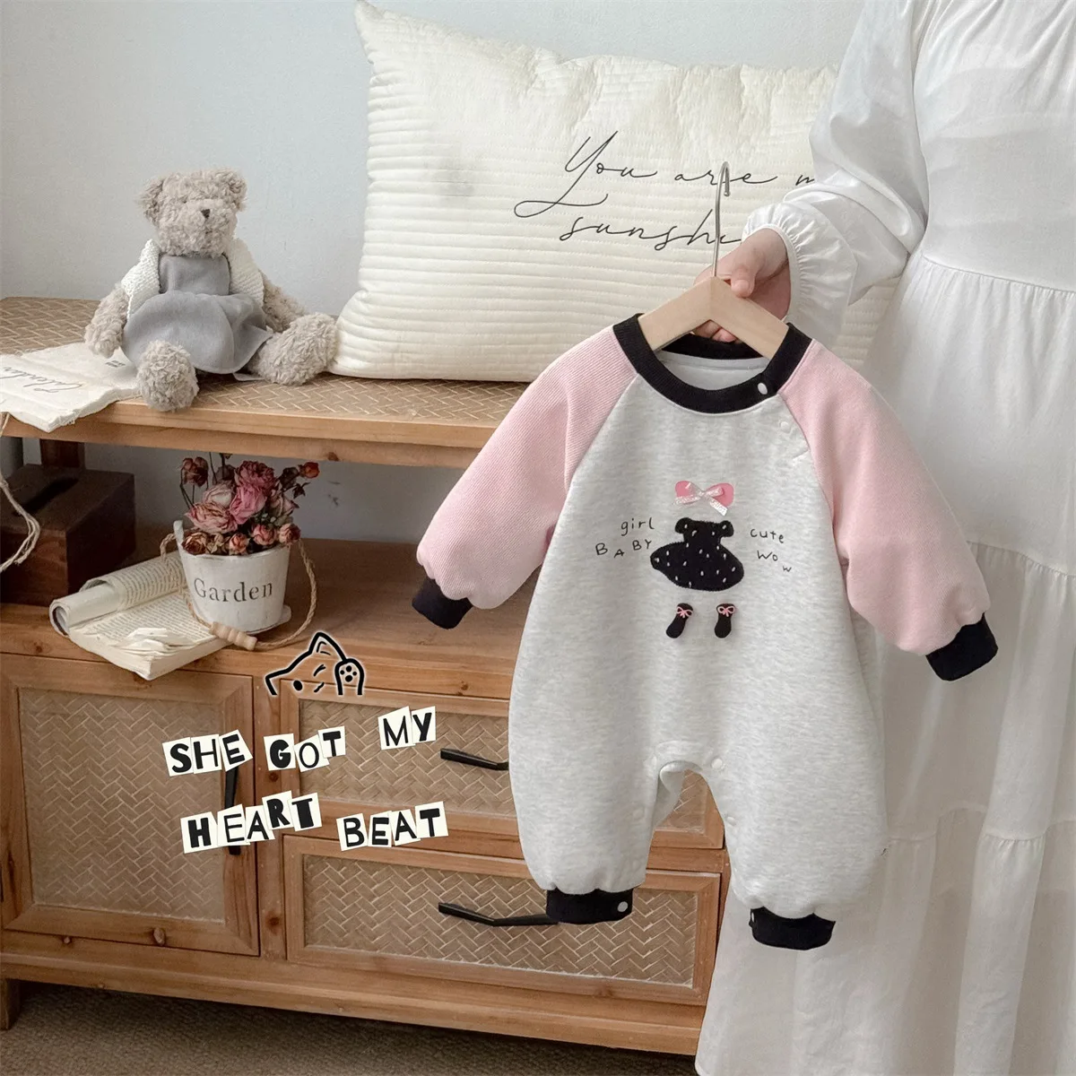 Autumn Infant Baby Girls Jumpsuits Round-neck Long-sleeve Newborn Girls Bodysuits Butterfly Knot Spliced Toddler Girls Rompers
Autumn Infant Baby Girls Jumpsuits Round-neck Long-sleeve Newborn Girls Bodysuits Butterfly Knot Spliced Toddler Girls Rompers