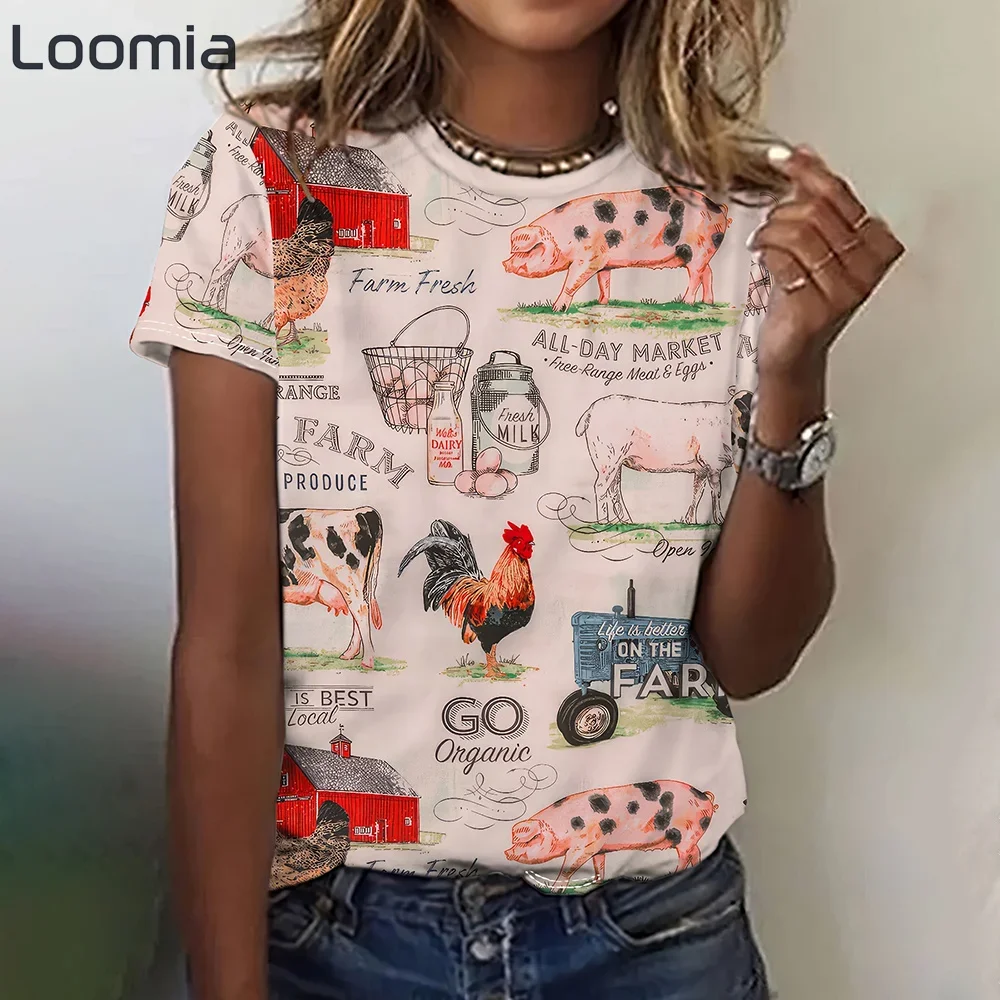 Animal Graphic T Shirts Woman Clothing Summer O-Neck Woman Clothes Korean Reviews Many Clothes Cute Female Clothing Fashion Tops
Animal Graphic T Shirts Woman Clothing Summer O-Neck Woman Clothes Korean Reviews Many Clothes Cute Female Clothing Fashion Tops