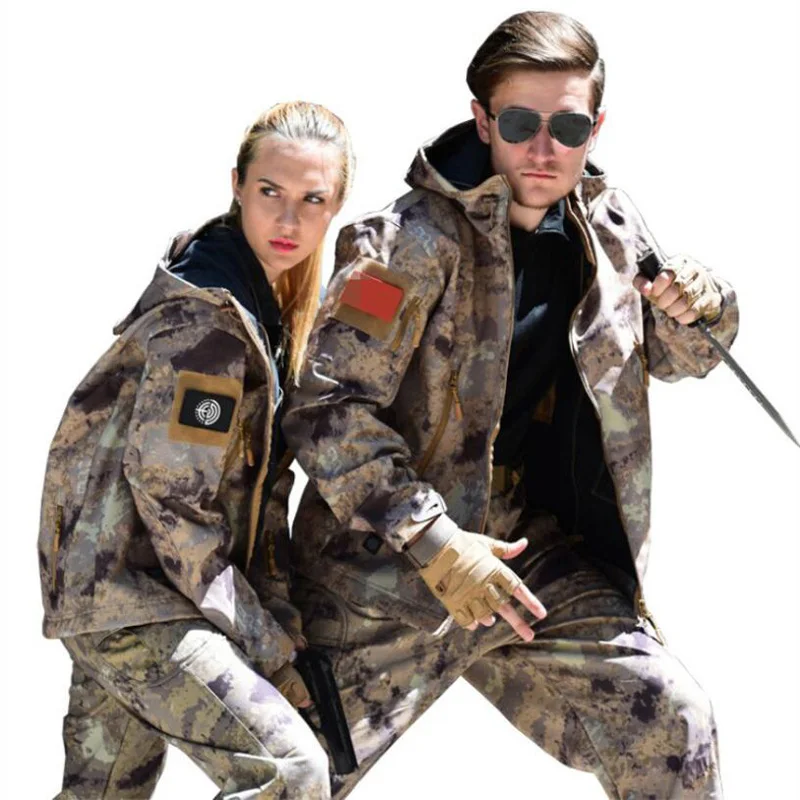 Tactical Military Men Jacket Camouflage Military Use Outdoor Hunting Clothes Men Windproof Camping Hiking Waterproof Jackets
Tactical Military Men Jacket Camouflage Military Use Outdoor Hunting Clothes Men Windproof Camping Hiking Waterproof Jackets