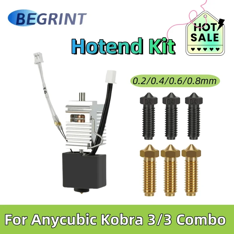 Для Anycubic Kobra 3 Hotend Kobra 3 Combo Hotend сопло термистор нагревательный блок для Anycubic Kobra K3 запасные части аксессуары
Для Anycubic Kobra 3 Hotend Kobra 3 Combo Hotend сопло термистор нагревательный блок для Anycubic Kobra K3 запасные части аксессуары