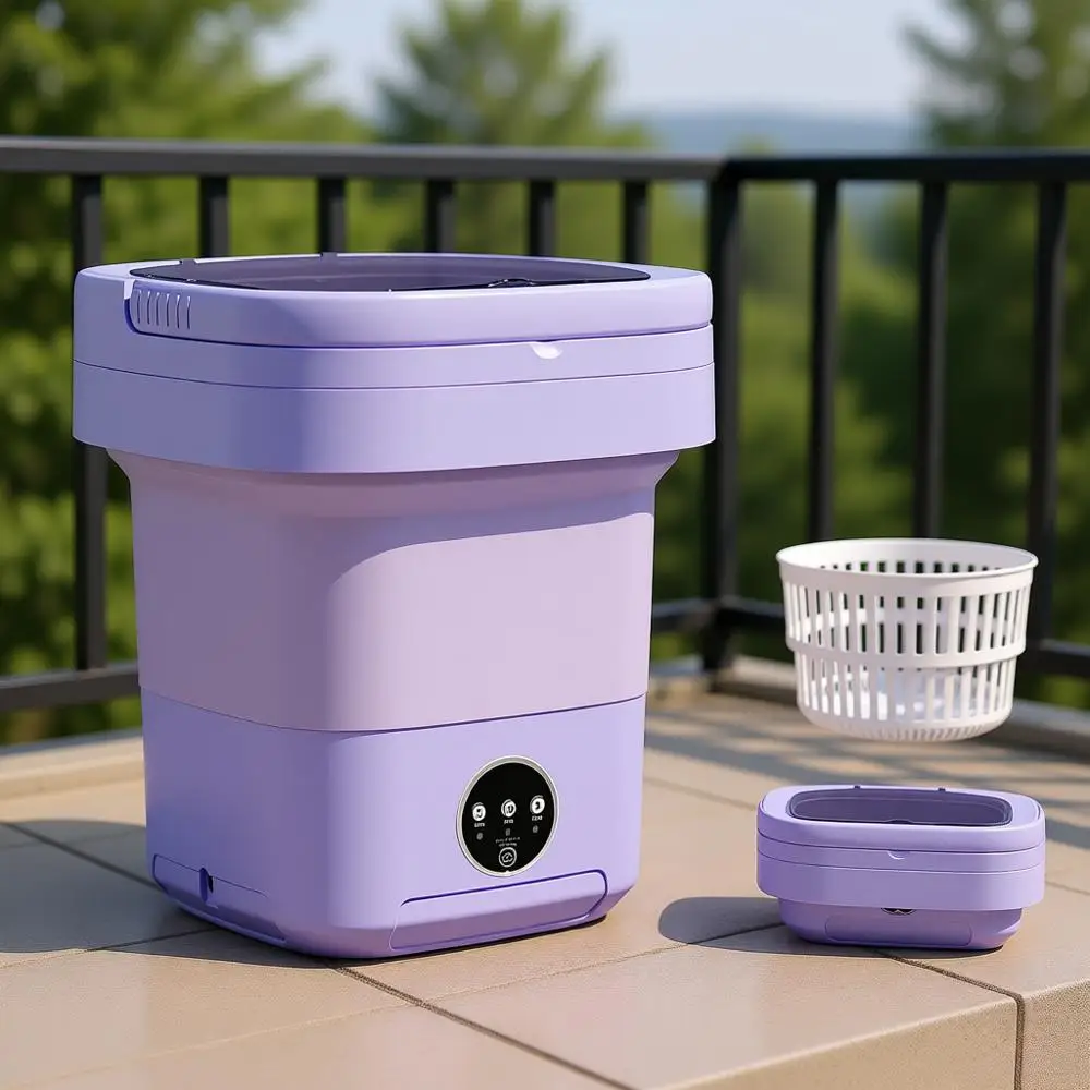 Портативная стиральная машина, мини-стиралка, 16 л, с центрифугой, идеально подходит для автодомов, общежитий, кемпинга
Портативная стиральная машина, мини-стиралка, 16 л, с центрифугой, идеально подходит для автодомов, общежитий, кемпинга