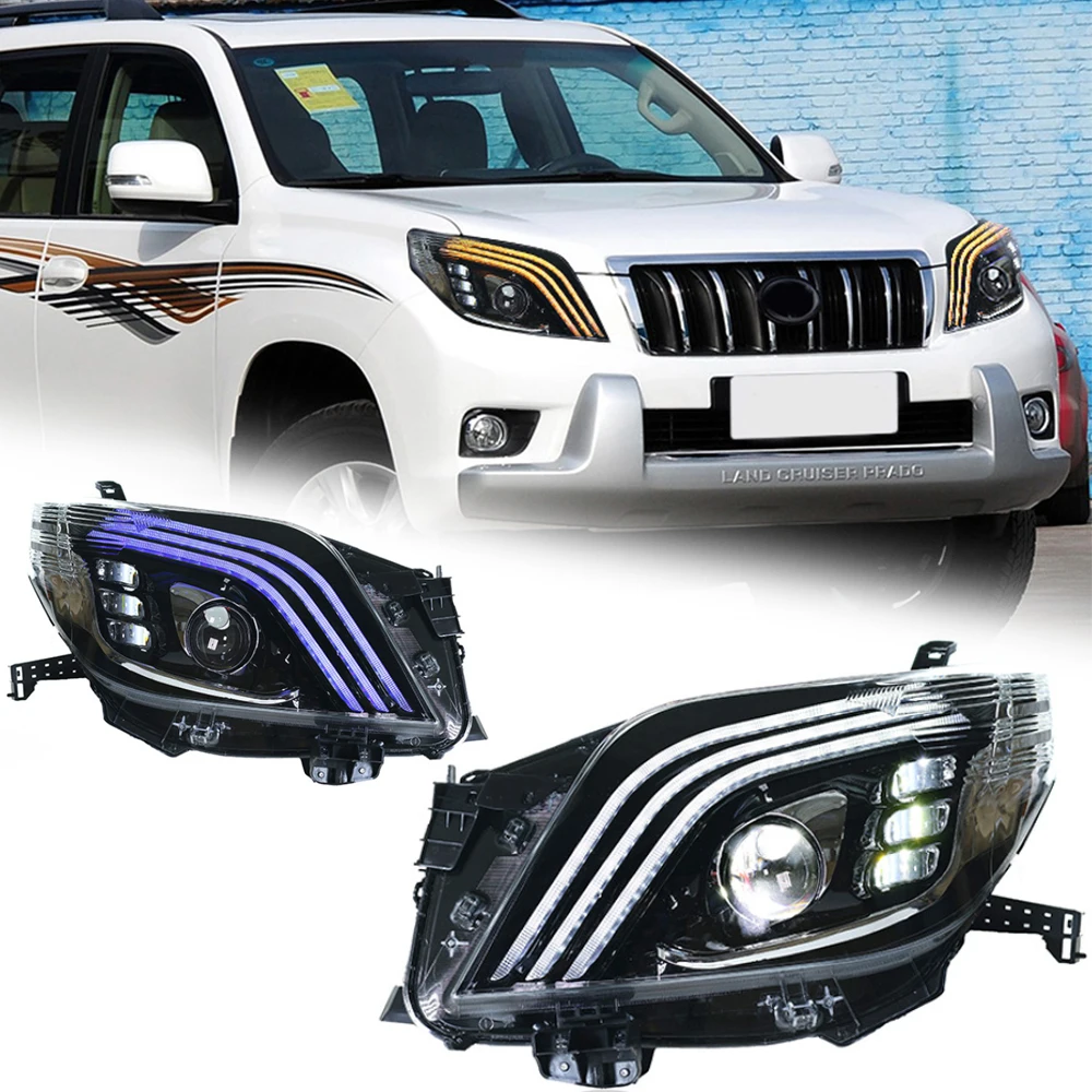 Светодиодные фары для Toyota PRADO 10-13 Maybach, светодиодные DRL, автомобильные фары в сборе, сигнал, автоаксессуары, модифицированная лампа
Светодиодные фары для Toyota PRADO 10-13 Maybach, светодиодные DRL, автомобильные фары в сборе, сигнал, автоаксессуары, модифицированная лампа