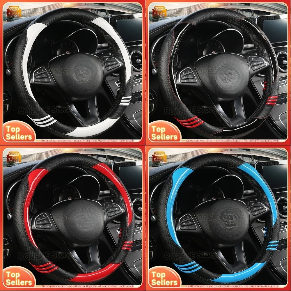 2026 Suitable for Universal Car Models Steering Wheel Cover Carbon Fiber Design Breathable All Season Auto Accessory Comfort
2026 Suitable for Universal Car Models Steering Wheel Cover Carbon Fiber Design Breathable All Season Auto Accessory Comfort