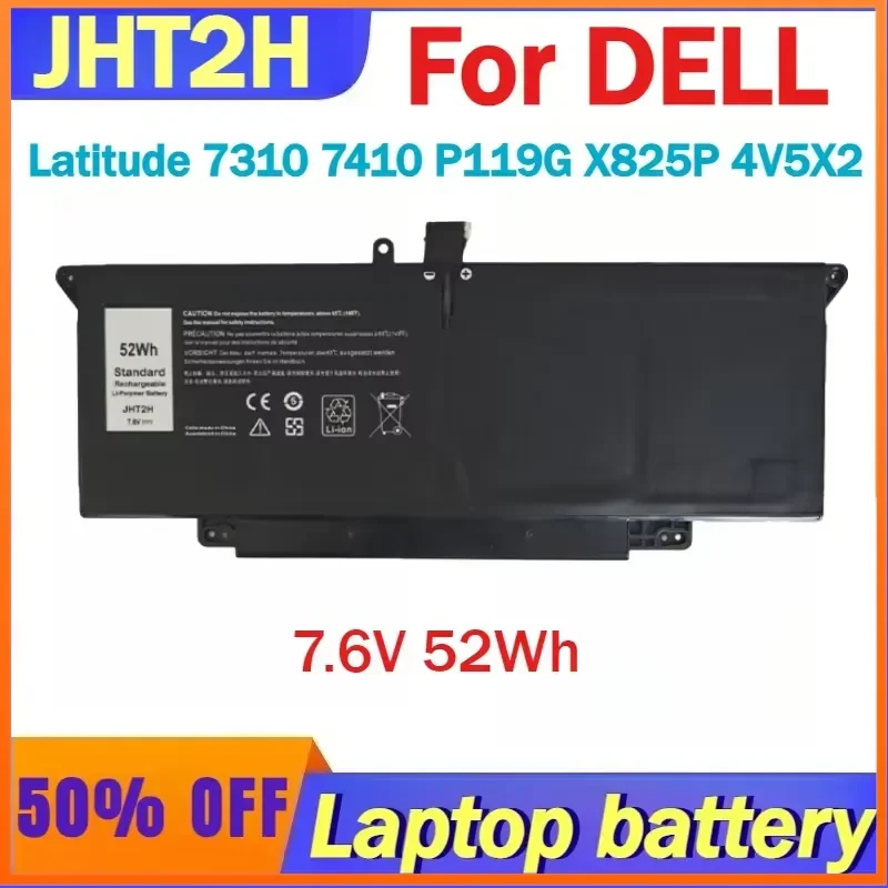 High-Quality 7.6V JHT2H Laptop Battery for Dell Latitude 7310 7410 Latitude 7410 Chromebook Enterprise Series
High-Quality 7.6V JHT2H Laptop Battery for Dell Latitude 7310 7410 Latitude 7410 Chromebook Enterprise Series