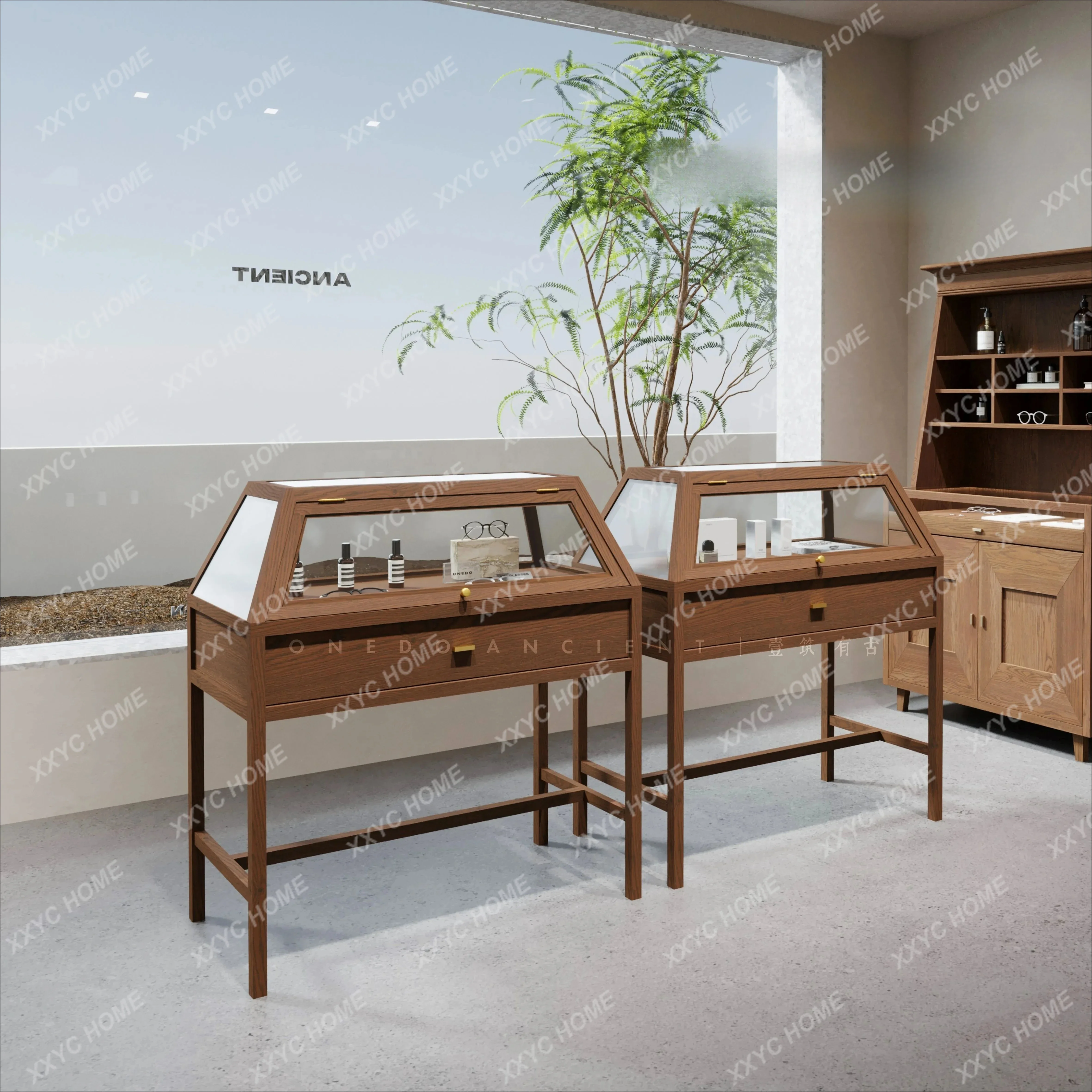 LMedieval Jewelry Display Cabinet Jewelry Jade Display Cabinet Glass Museum Booth Shelf
LMedieval Jewelry Display Cabinet Jewelry Jade Display Cabinet Glass Museum Booth Shelf