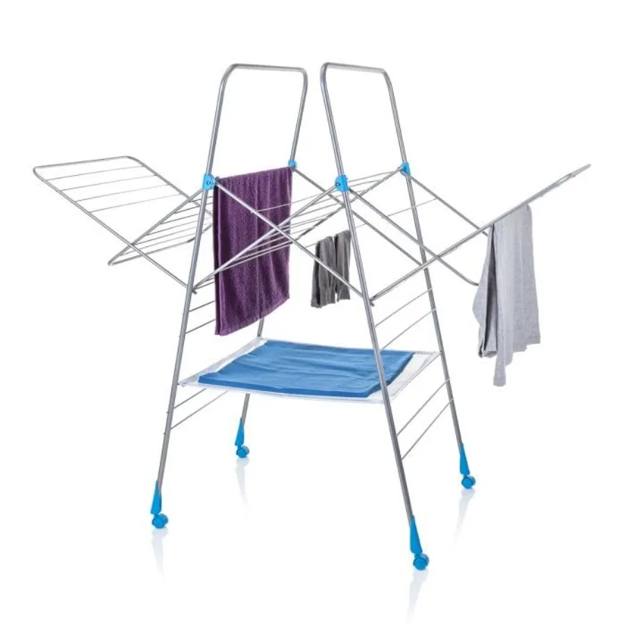 Homecare Multi Dryer - Clothes Drying Rack with 82 Feet of Rack Space Folding Indoor Laundry Air Dryer Silver
Homecare Multi Dryer - Clothes Drying Rack with 82 Feet of Rack Space Folding Indoor Laundry Air Dryer Silver