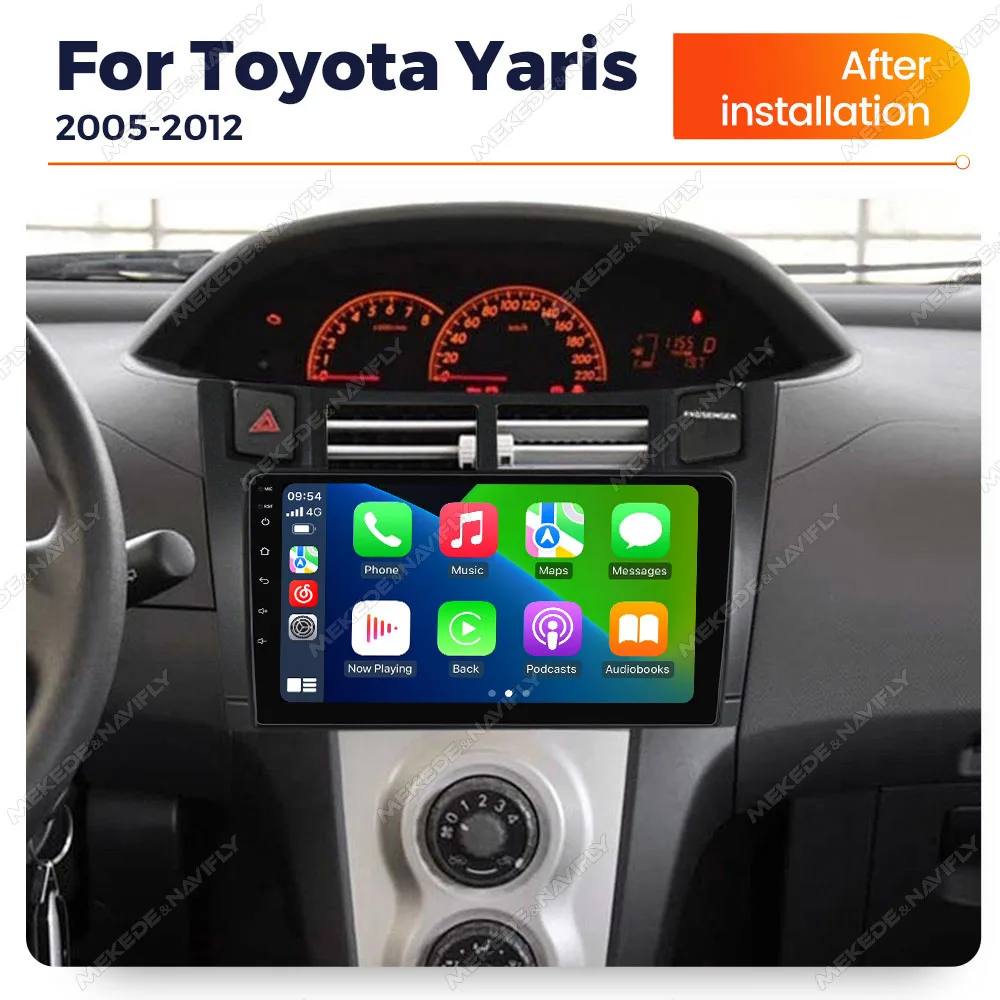 MEKEDE 2 Din Carplay For Toyota Yaris XP90 Vitz Platz 2005-2012 Android 14 Car Radio autoradio Stereo Intelligent audio system
MEKEDE 2 Din Carplay For Toyota Yaris XP90 Vitz Platz 2005-2012 Android 14 Car Radio autoradio Stereo Intelligent audio system