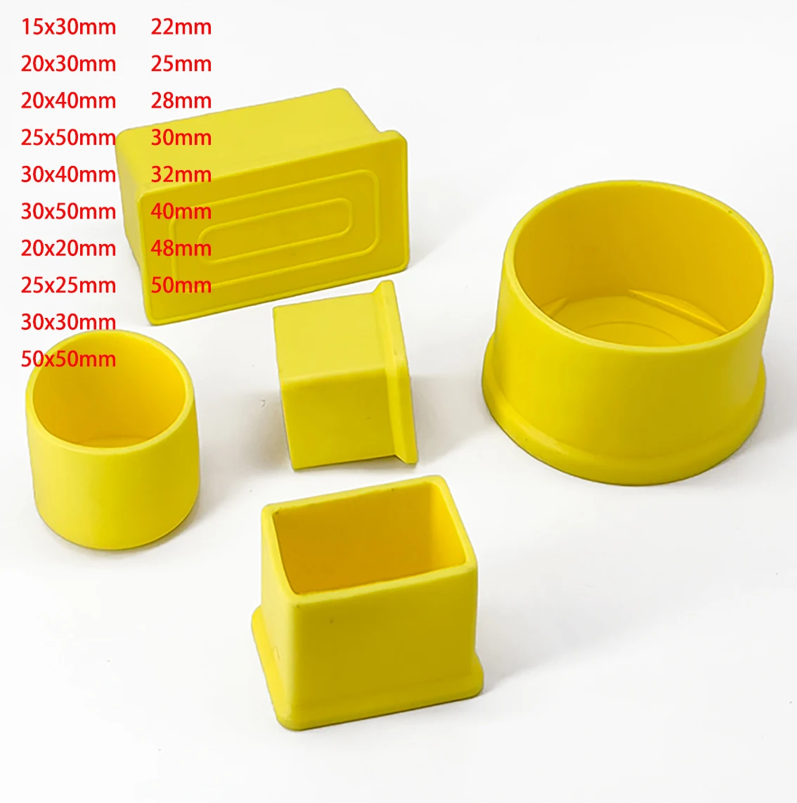 Yellow Square Tube Round Tube Table And Chair Foot Pads PVC Soft Rubber Table And Chair Legs Anti Slip And Silent Protective Cap
Yellow Square Tube Round Tube Table And Chair Foot Pads PVC Soft Rubber Table And Chair Legs Anti Slip And Silent Protective Cap