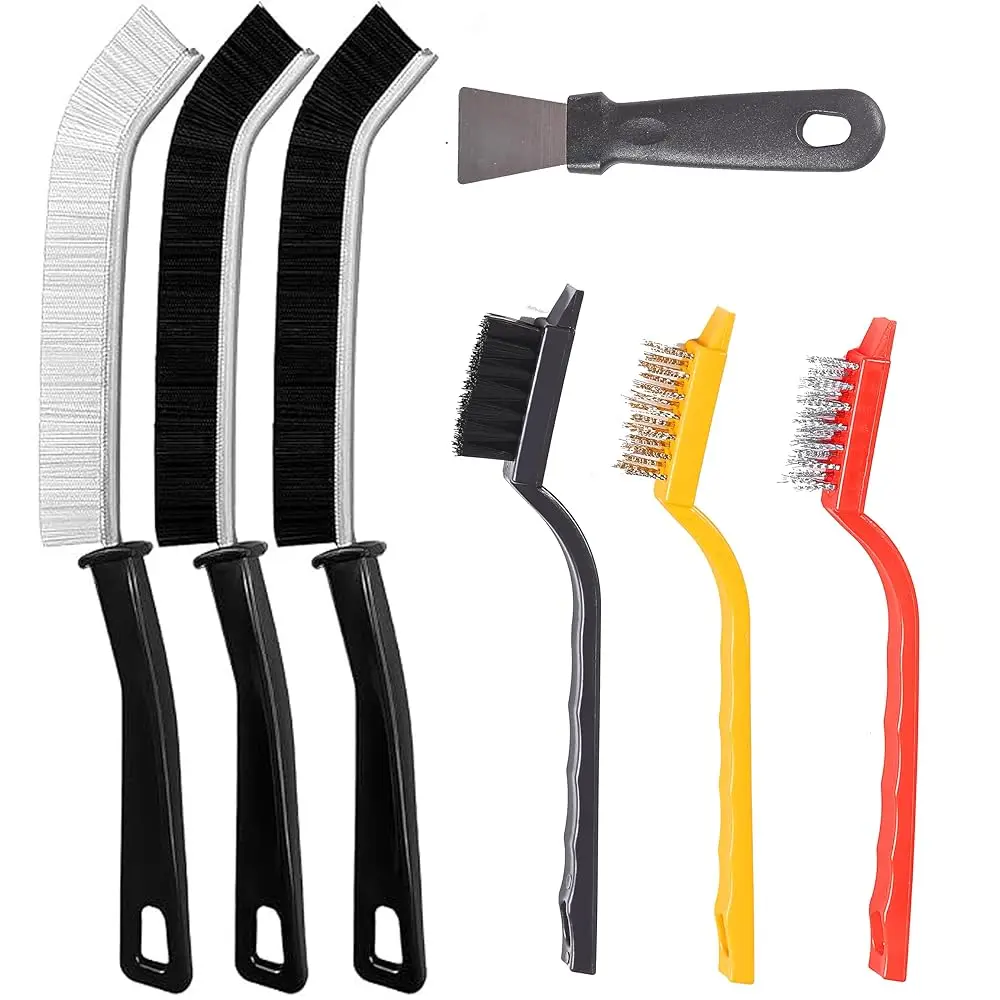 7Pcs Crevice Cleaning Brush, Multifunctional Cleaning Brush Scrub Brush,Toilet Brush,Used in Narrow Corner Tight Spaces,Hard
7Pcs Crevice Cleaning Brush, Multifunctional Cleaning Brush Scrub Brush,Toilet Brush,Used in Narrow Corner Tight Spaces,Hard
