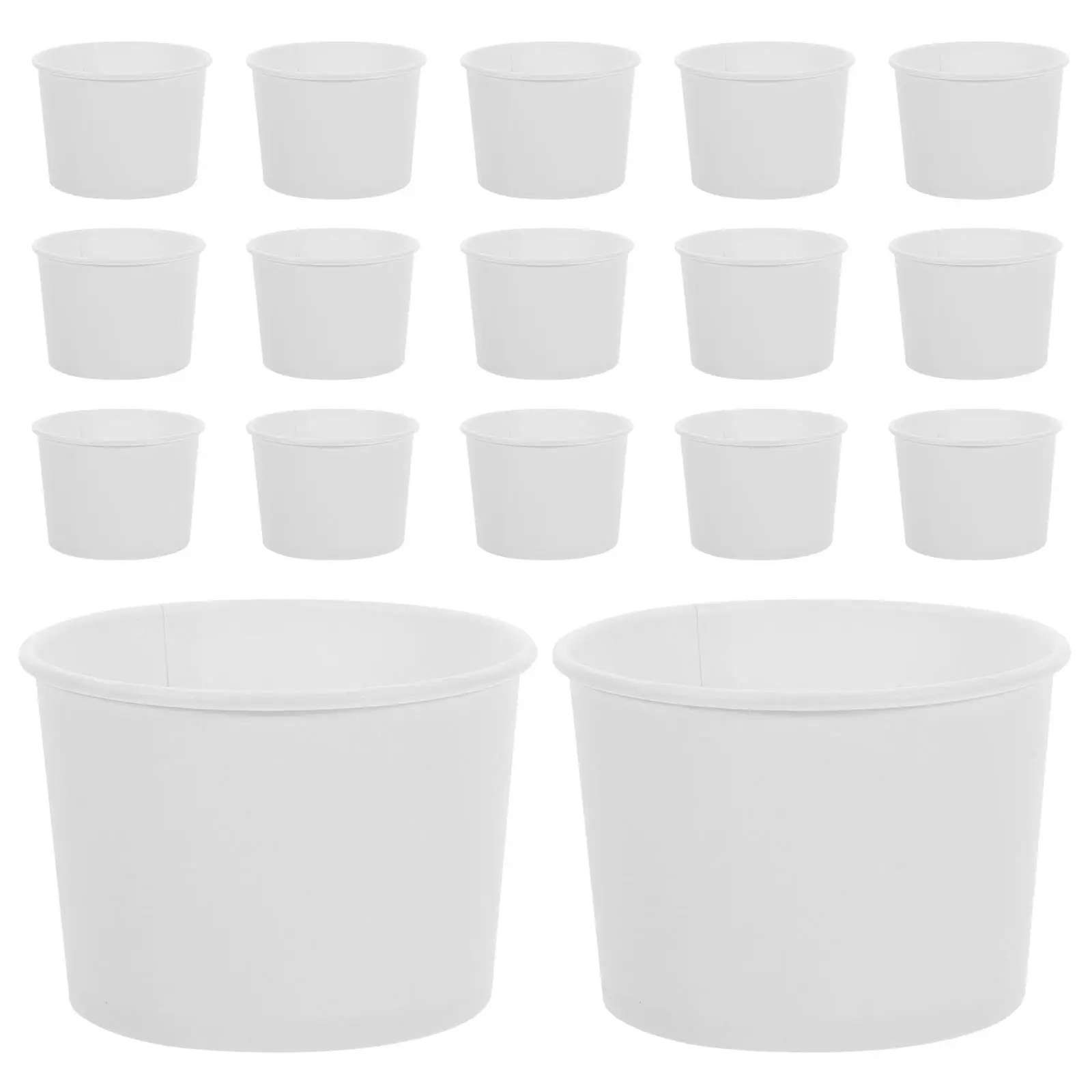 100 Pcs Paper Bowl Ice Cream Cup Snacks Packaging Bowls Dessert Summer Soup Takeout Food Thicken
100 Pcs Paper Bowl Ice Cream Cup Snacks Packaging Bowls Dessert Summer Soup Takeout Food Thicken