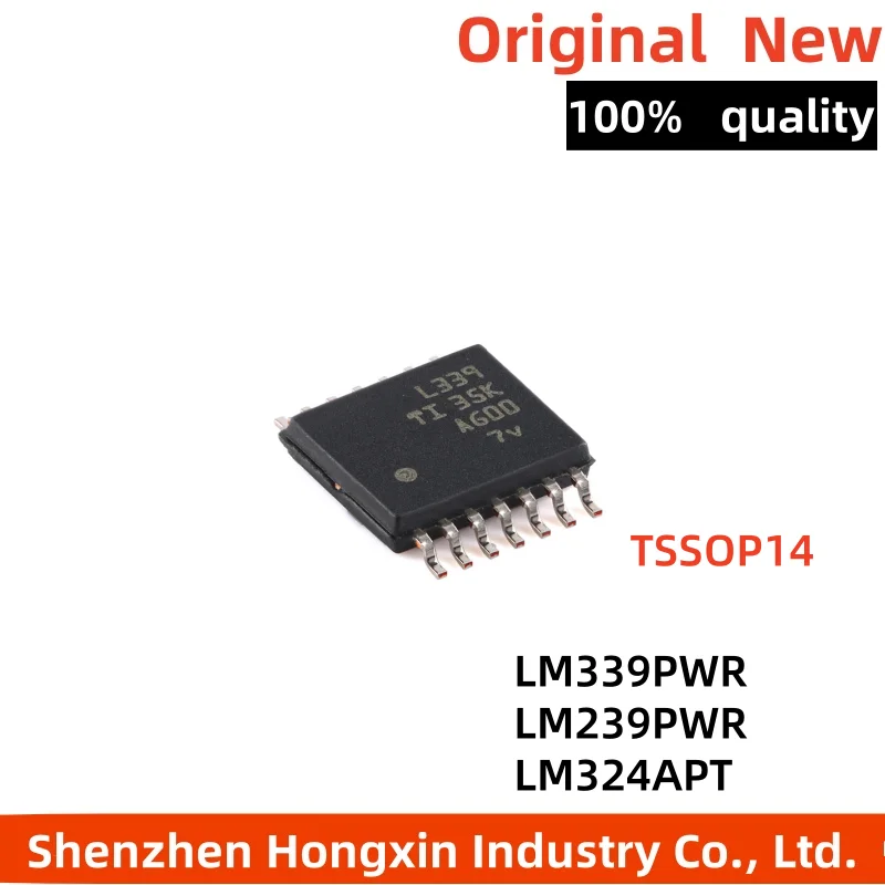10 pieces of LM339PWR LM339PW LM239PWR LM324APT SMT TSSOP14 high-precision voltage comparator
10 pieces of LM339PWR LM339PW LM239PWR LM324APT SMT TSSOP14 high-precision voltage comparator