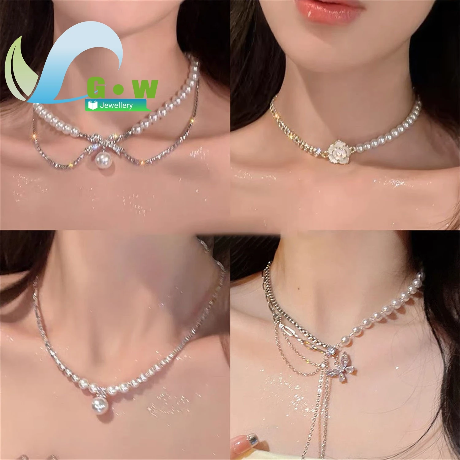 Double Layer Butterfly Bow Pearl Necklace Women Luxury Small Niche Elegant Set Collarbone Chain Trendy Neck Jewelry Gift
Double Layer Butterfly Bow Pearl Necklace Women Luxury Small Niche Elegant Set Collarbone Chain Trendy Neck Jewelry Gift