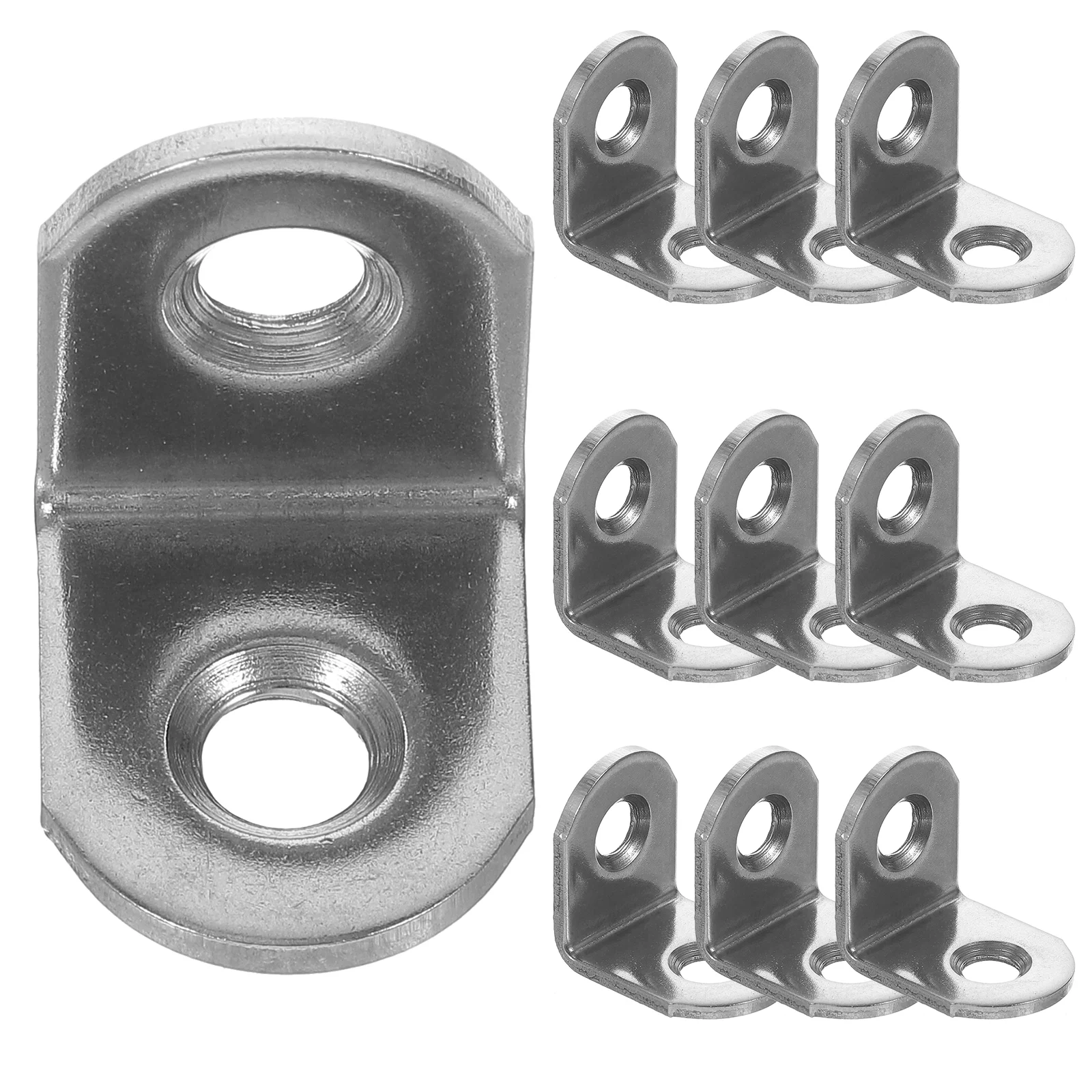 10 Pcs Stainless Steel Corner Code Shelf Wood Bracket Hardware Brackets for Braces Metal
10 Pcs Stainless Steel Corner Code Shelf Wood Bracket Hardware Brackets for Braces Metal