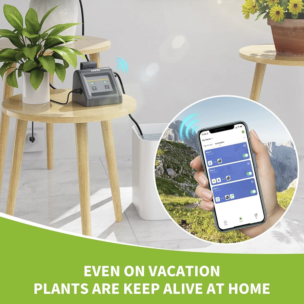 【Hot】WiFi Automatic Watering System For Indoor Potted Plants, DIY Drip Irrigation Kit,Automatic Self-Watering Irrigation System
【Hot】WiFi Automatic Watering System For Indoor Potted Plants, DIY Drip Irrigation Kit,Automatic Self-Watering Irrigation System