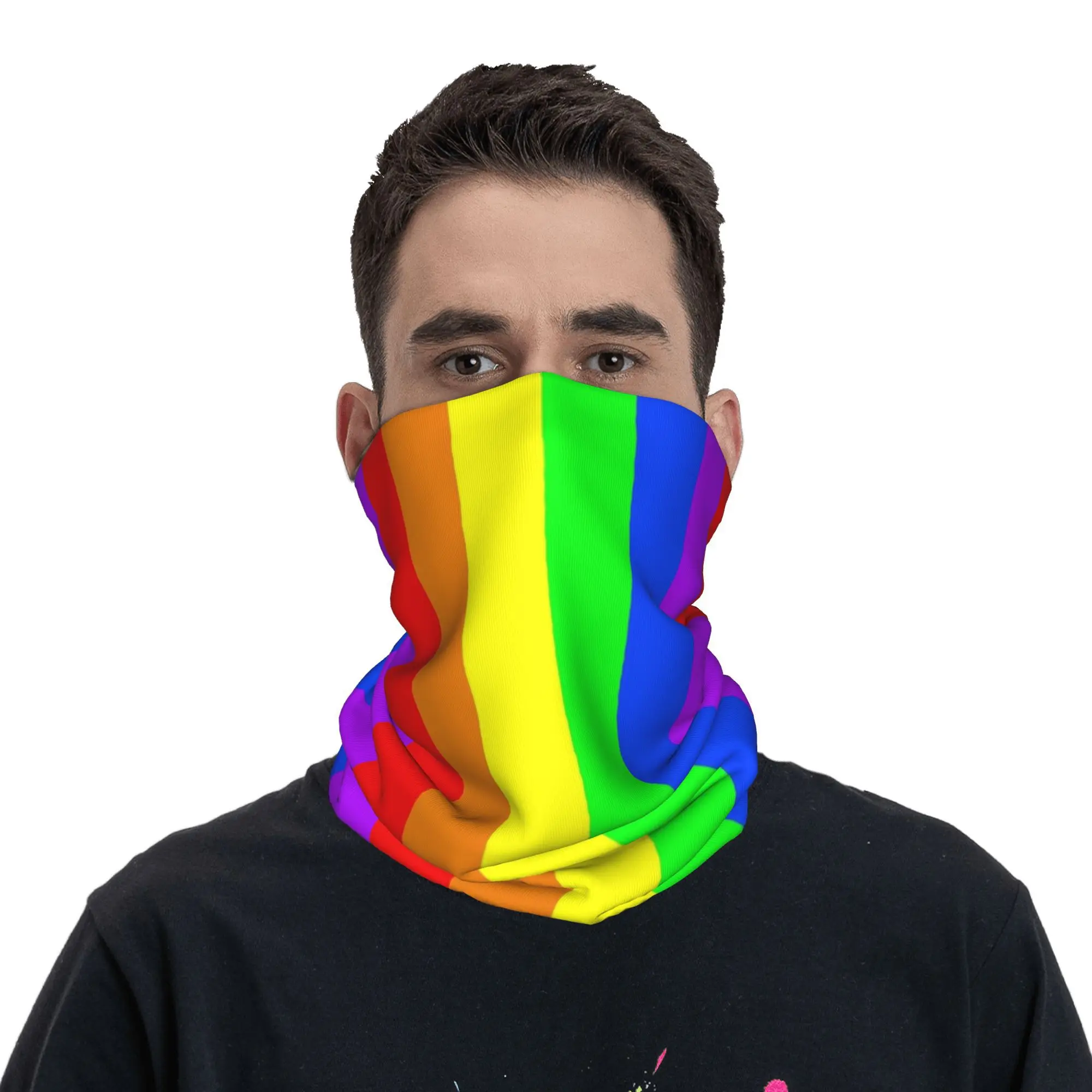 Rainbow Flag Boho Lgbt Pride Yaoi Bandana Neck Gaiter Printed Face Scarf Multi-use Face Mask Running For Men Women Adult Winter
Rainbow Flag Boho Lgbt Pride Yaoi Bandana Neck Gaiter Printed Face Scarf Multi-use Face Mask Running For Men Women Adult Winter