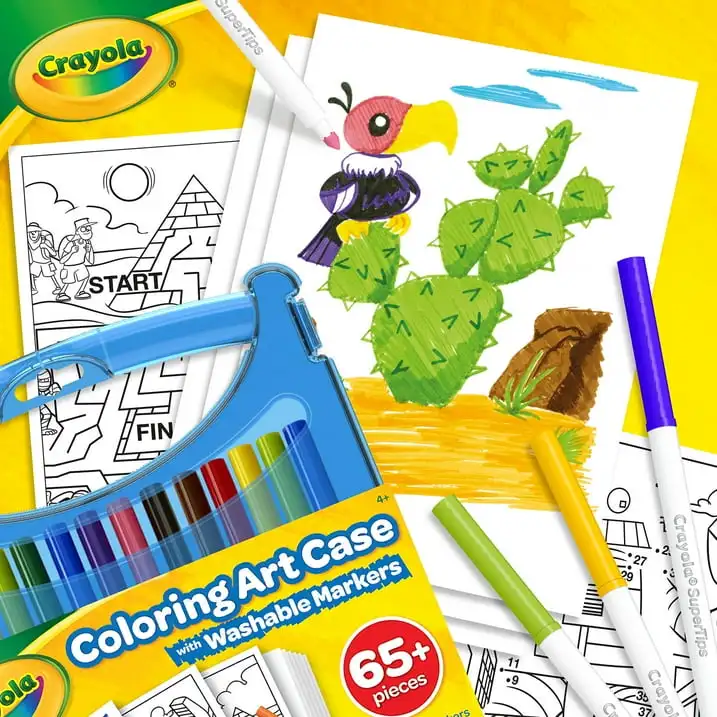 (2 упаковки) Набор маркеров Crayola Create & Color Super Tips, маркеры 25 карат, художественные и ремесла, 40 штук, футляр для хранения, подарок для детей
(2 упаковки) Набор маркеров Crayola Create & Color Super Tips, маркеры 25 карат, художественные и ремесла, 40 штук, футляр для хранения, подарок для детей