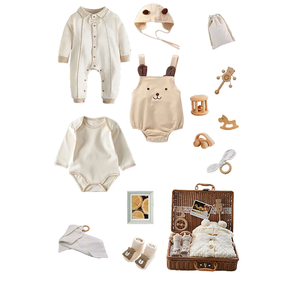 Hebo Organic Color Cotton Baby Boy Clothes Set For New born Winter Spring baby rompers Baby gift set box
Hebo Organic Color Cotton Baby Boy Clothes Set For New born Winter Spring baby rompers Baby gift set box