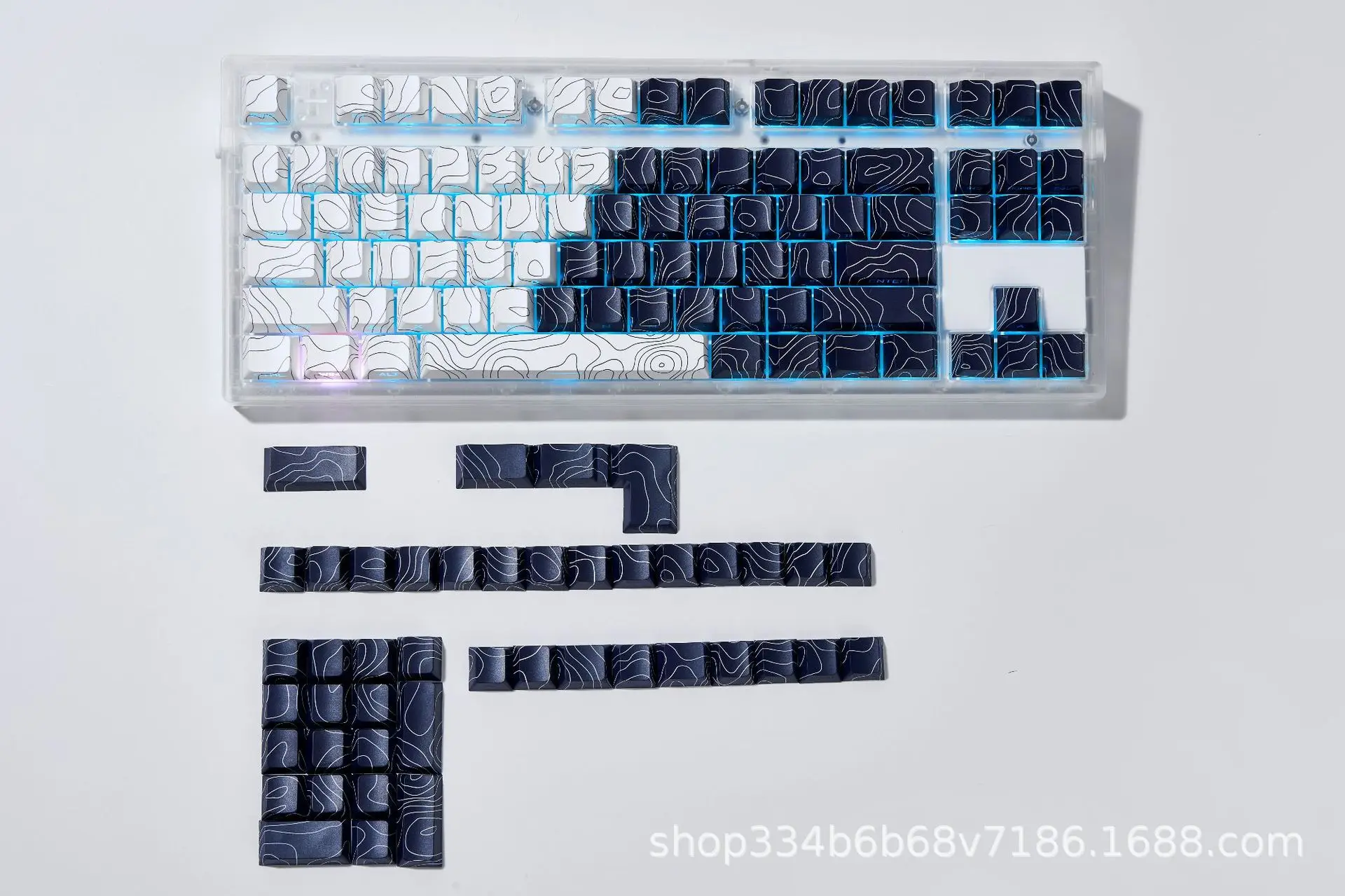 Contour (boxed) 130 key keycap side engraved pbt five-sided hot sublimation original customized RGB side engraved keycap
Contour (boxed) 130 key keycap side engraved pbt five-sided hot sublimation original customized RGB side engraved keycap