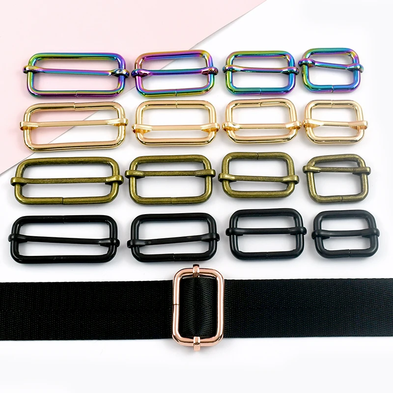 5/10Pcs Meetee Metal Buckles 16/20/25/32/38/50mm Adjustable Buckle for Strap Tri-Glide Slider Webbing Tape Fastener Ring Hook
5/10Pcs Meetee Metal Buckles 16/20/25/32/38/50mm Adjustable Buckle for Strap Tri-Glide Slider Webbing Tape Fastener Ring Hook