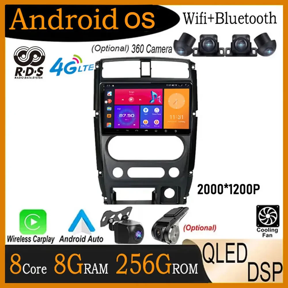 DSP Android 14 головное устройство с рамкой для Suzuki Jimny 2007 - 2012 Автомобильный плеер Радио стерео Мультимедиа GPS навигация видео
DSP Android 14 головное устройство с рамкой для Suzuki Jimny 2007 - 2012 Автомобильный плеер Радио стерео Мультимедиа GPS навигация видео