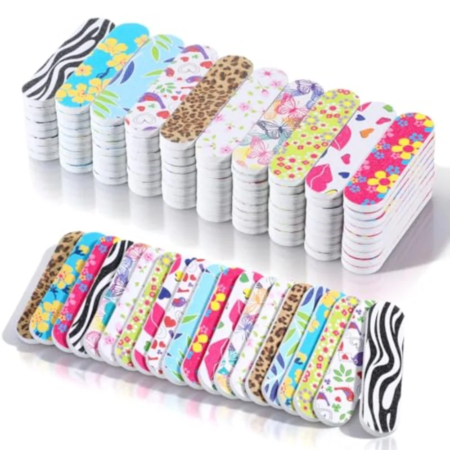 ElevateTech Mini Nail Files Double Sided Emery Boards Mini Buffers for Nails Reusable Colorful Small Nail Files for Women Men F
ElevateTech Mini Nail Files Double Sided Emery Boards Mini Buffers for Nails Reusable Colorful Small Nail Files for Women Men F