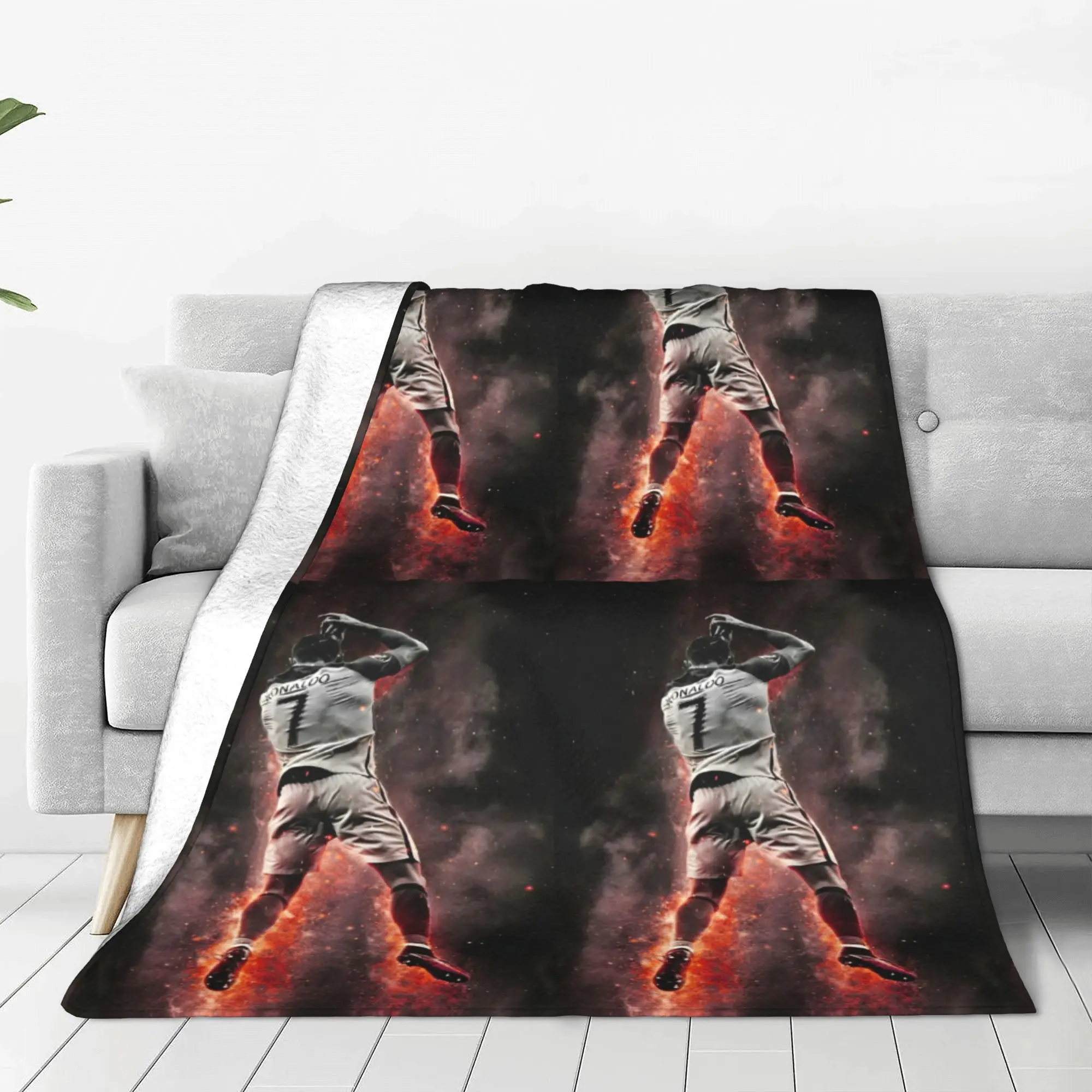 CR-7s Football Soccer Blanket Flannel Novelty Soft Throw Blanket for Home Spring Autumn
CR-7s Football Soccer Blanket Flannel Novelty Soft Throw Blanket for Home Spring Autumn