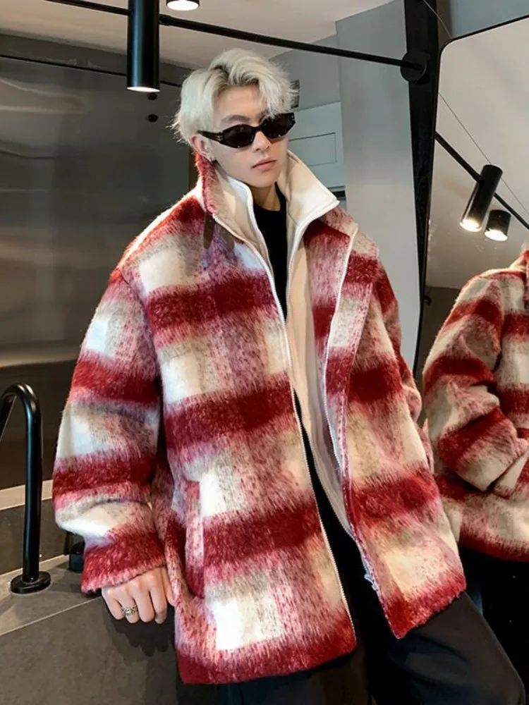 Autumn Winter Men's Tweed Jaet Feel Fake Two-Piece Top Trendy Brand Haome Plaid Jaet Youthful ular Loose Fit
Autumn Winter Men's Tweed Jaet Feel Fake Two-Piece Top Trendy Brand Haome Plaid Jaet Youthful ular Loose Fit