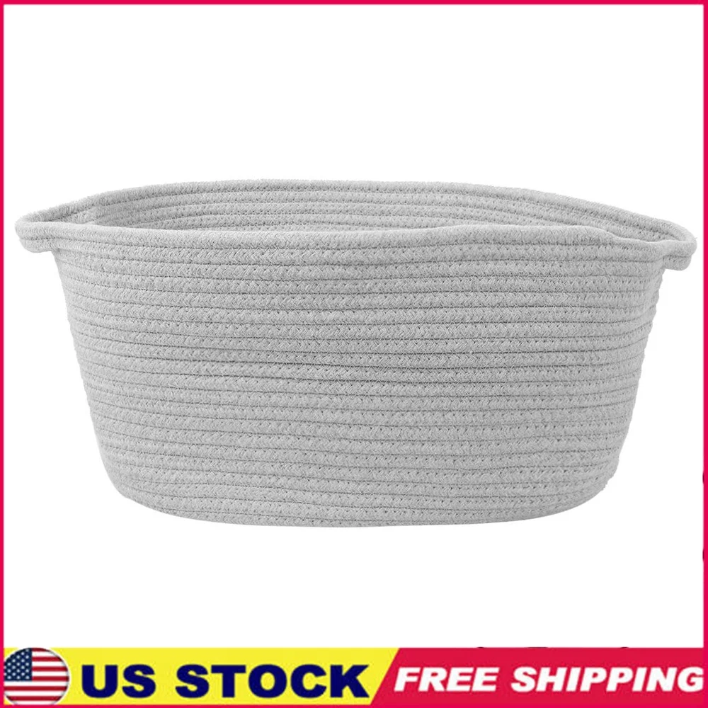 Cotton Rope Storage Bin Basket Organizer Laundry Clothes Soft Safe Collapsible Lightweight Oval Design Home Decor Gift
Cotton Rope Storage Bin Basket Organizer Laundry Clothes Soft Safe Collapsible Lightweight Oval Design Home Decor Gift