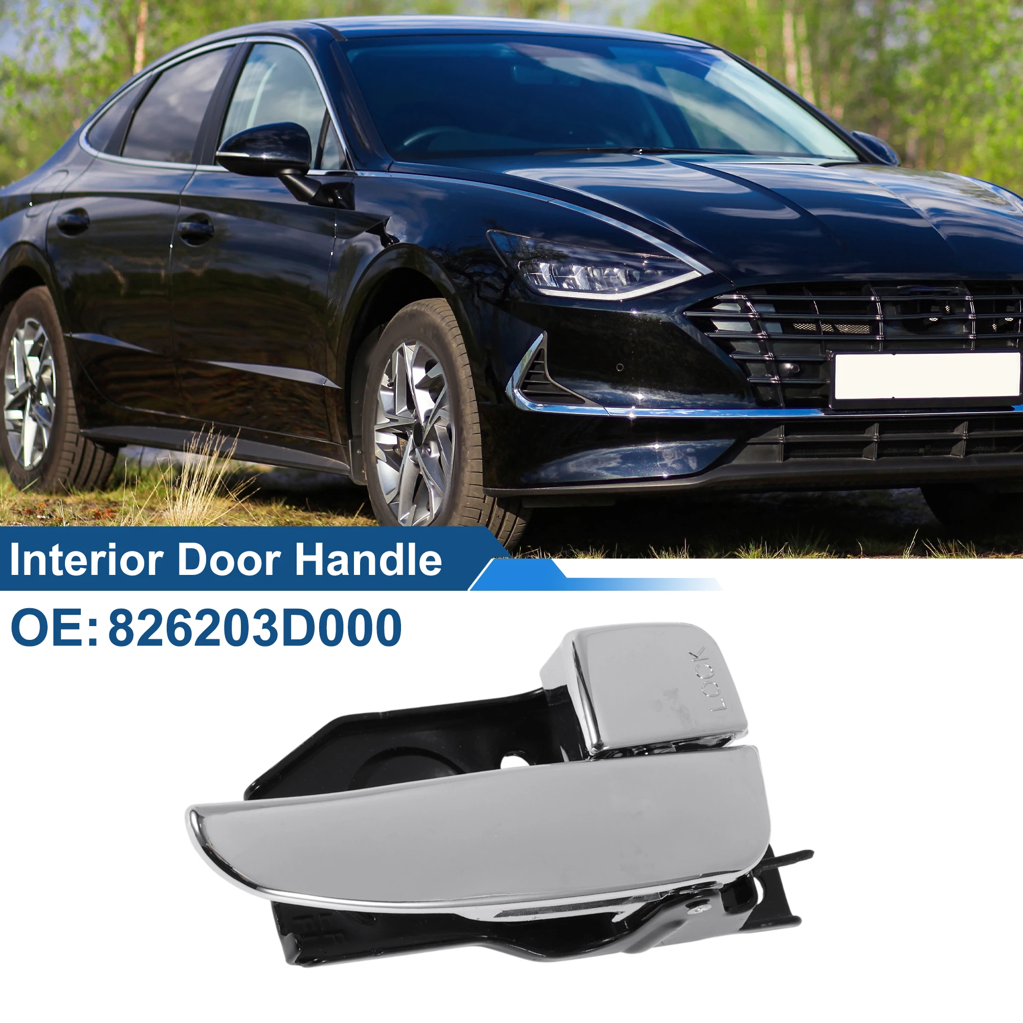 UXCELL Front Passenger Side Rear Right Passenger Side Interior Door Handle for Hyundai Sonata 2001-2005 Black Chrome
UXCELL Front Passenger Side Rear Right Passenger Side Interior Door Handle for Hyundai Sonata 2001-2005 Black Chrome