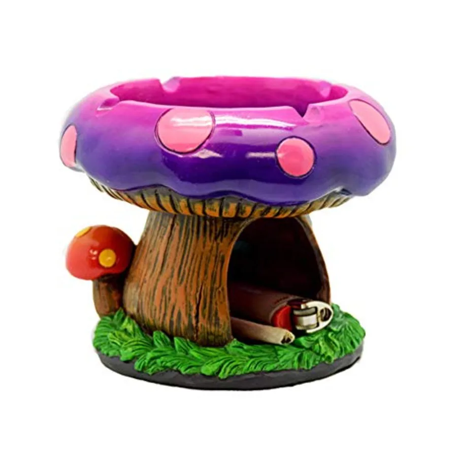 2996 Mega Mushroom Ashtray with Lighter Stash Spot 4 1/2 Inches Tall
2996 Mega Mushroom Ashtray with Lighter Stash Spot 4 1/2 Inches Tall