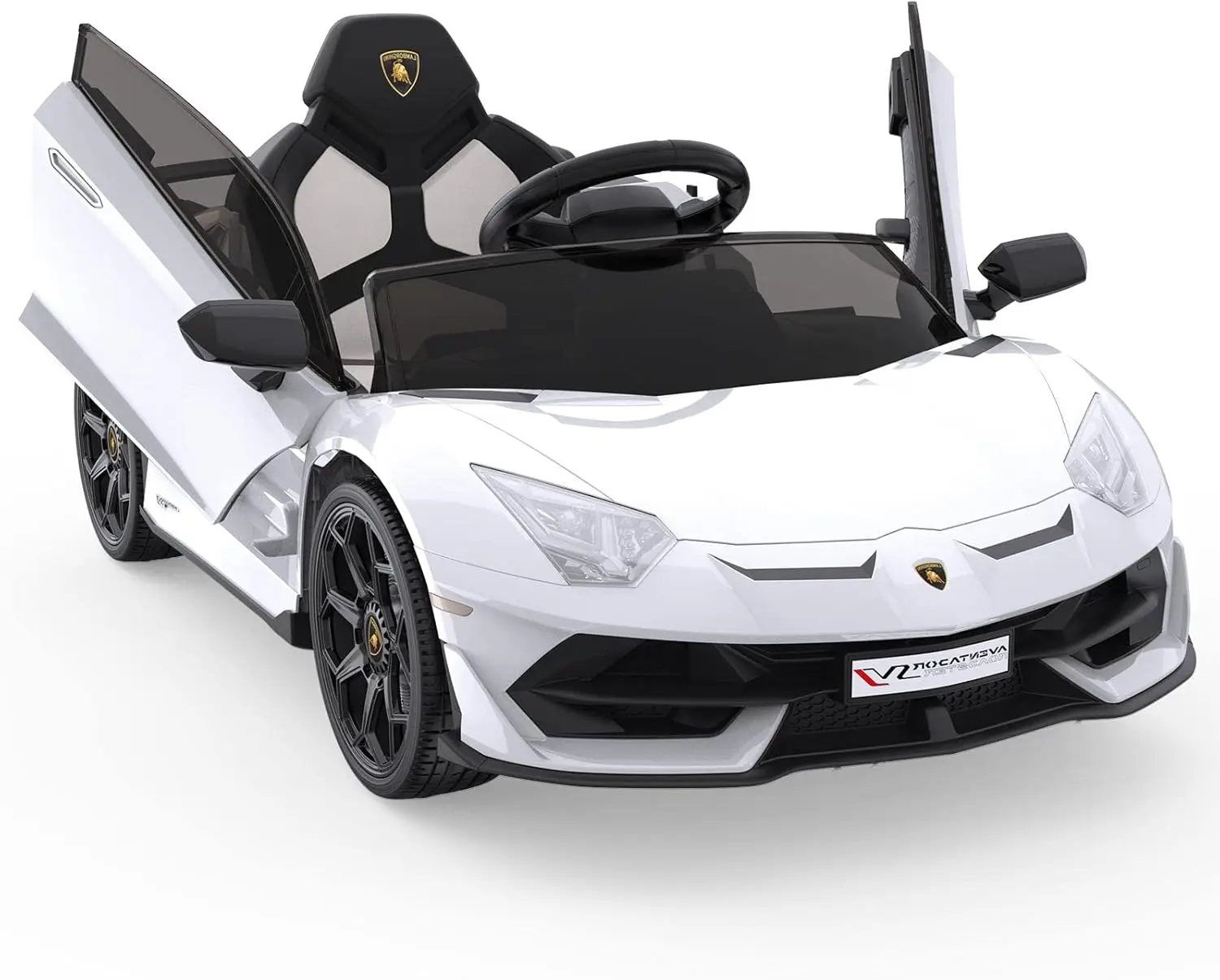Езда на автомобиле для детей, 12 В, лицензированные электромобили Lamborghini, спортивный автомобиль с батарейным питанием и управлением, 2 скорости, звук S
Езда на автомобиле для детей, 12 В, лицензированные электромобили Lamborghini, спортивный автомобиль с батарейным питанием и управлением, 2 скорости, звук S