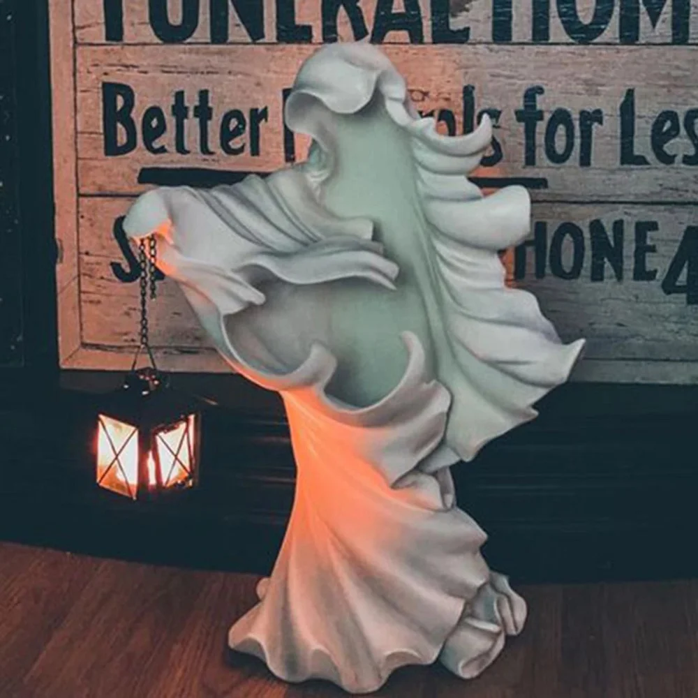 Scary Hell Messenger with Lantern,Resin Sculpture Decoration Ghost Statue Durable Witch Statues for Home Outside Yard Lawn Garde
Scary Hell Messenger with Lantern,Resin Sculpture Decoration Ghost Statue Durable Witch Statues for Home Outside Yard Lawn Garde