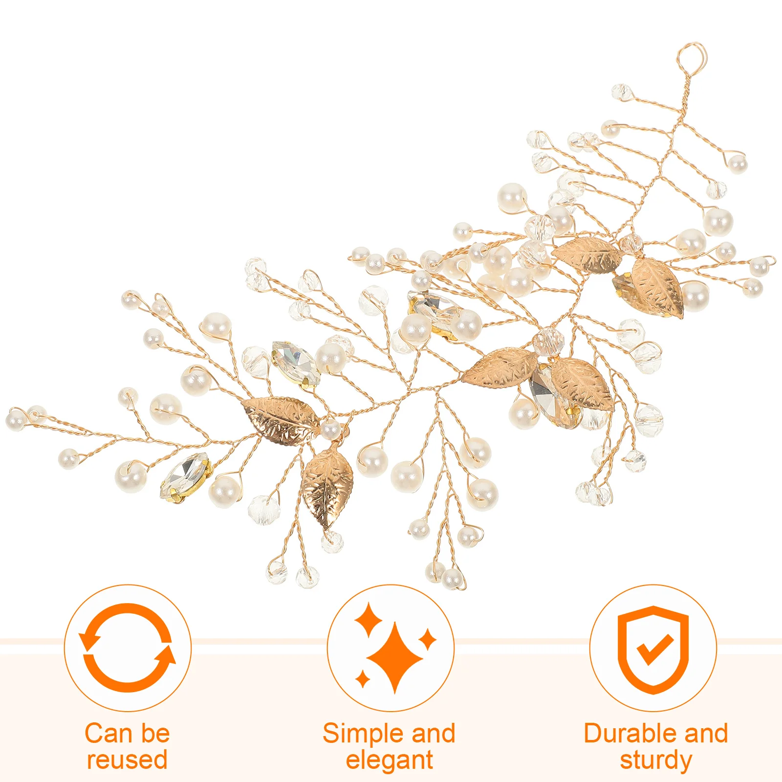 Bridal Pearls Headband Wedding Hair Accessory Elegant Headpiece Rhinestones Zinc Alloy Lightweight Classic Design
Bridal Pearls Headband Wedding Hair Accessory Elegant Headpiece Rhinestones Zinc Alloy Lightweight Classic Design